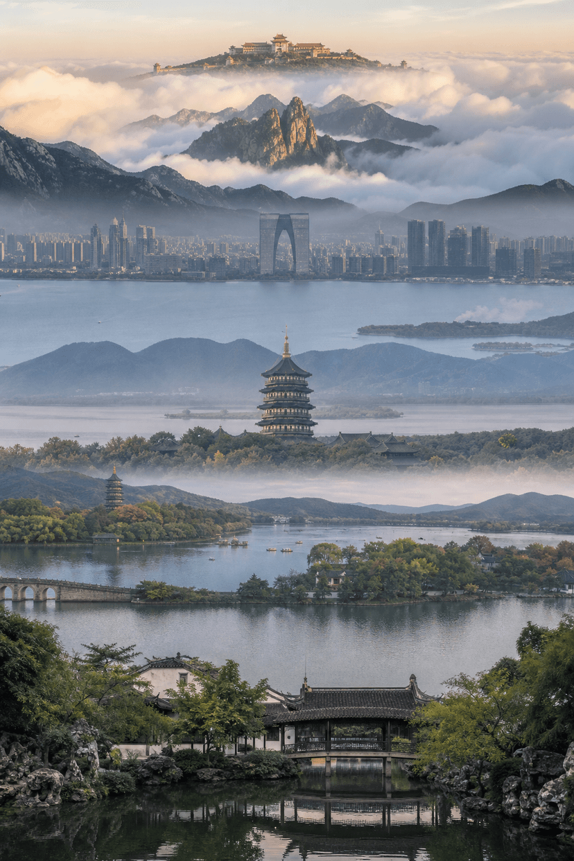 Heaven Above, Suzhou and Hangzhou Below