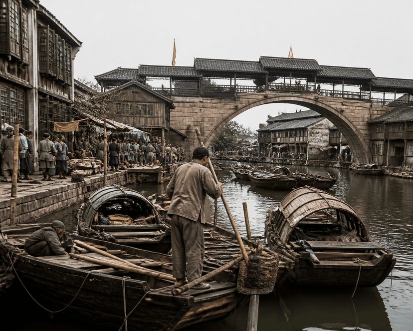 Back to Suzhou's Fengqiao Bridge in the Ming Dynasty — Didn't Expect the Bridge to Be So High!