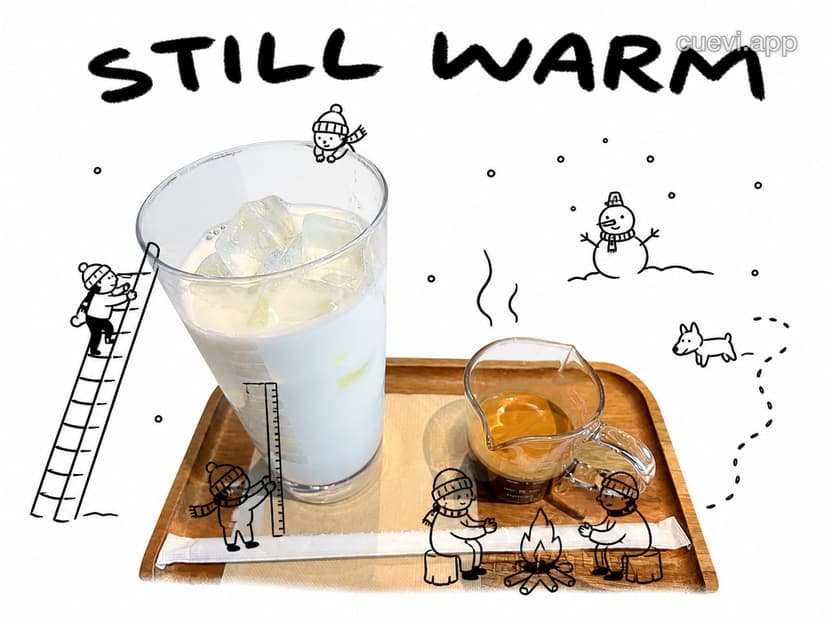 An Espresso, Starring in a Doodle Advertisement