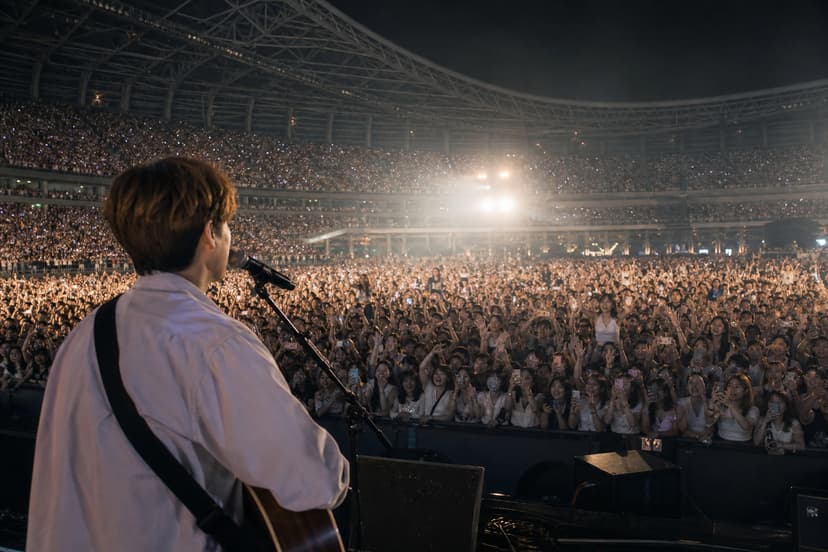 From the Stage at Kai De Sports Arena: That Packed Night!