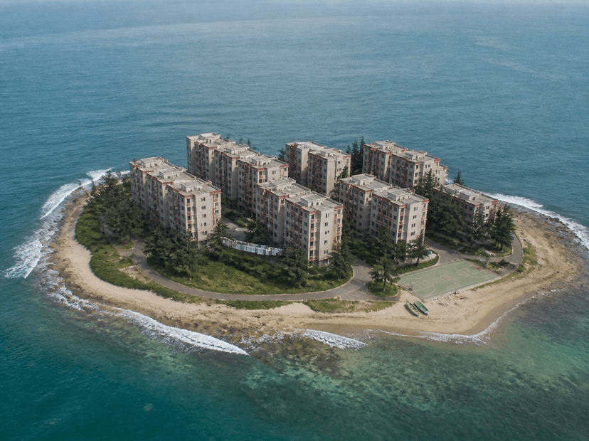 From Above, Your Residential Community Is an Island