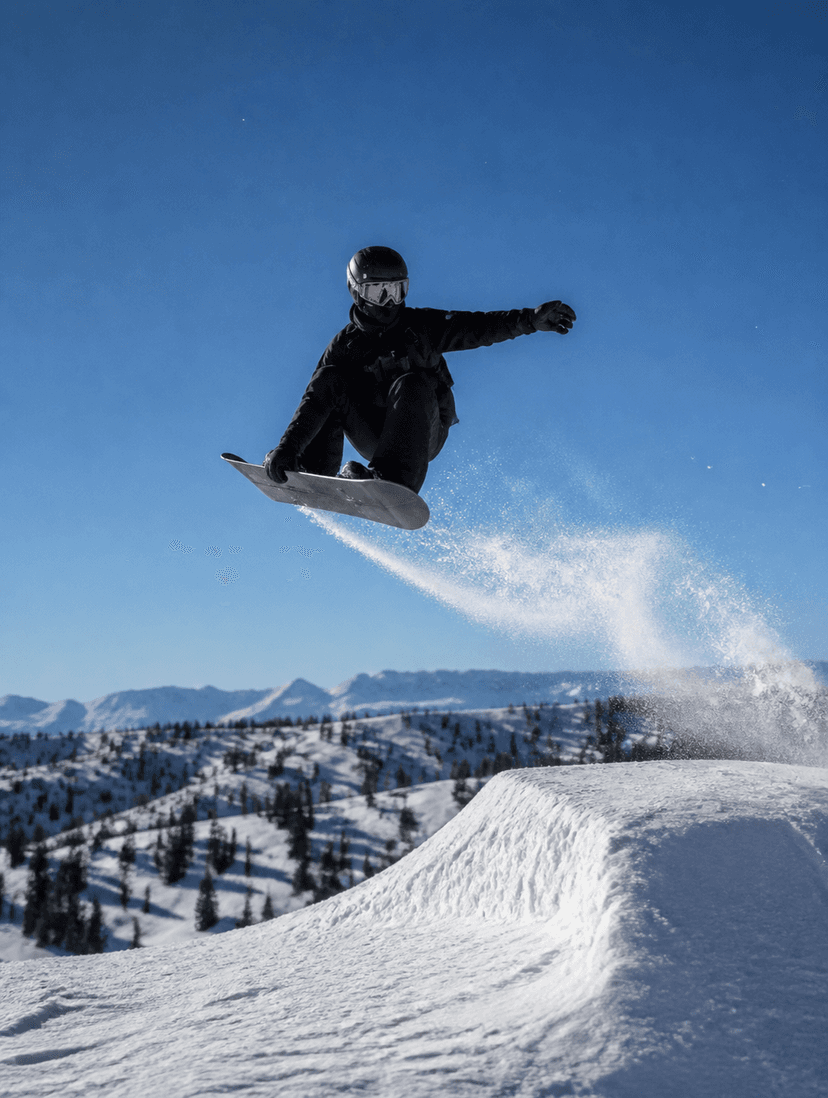 Your Snowboard Photo, Upgraded to an Aerial Grab