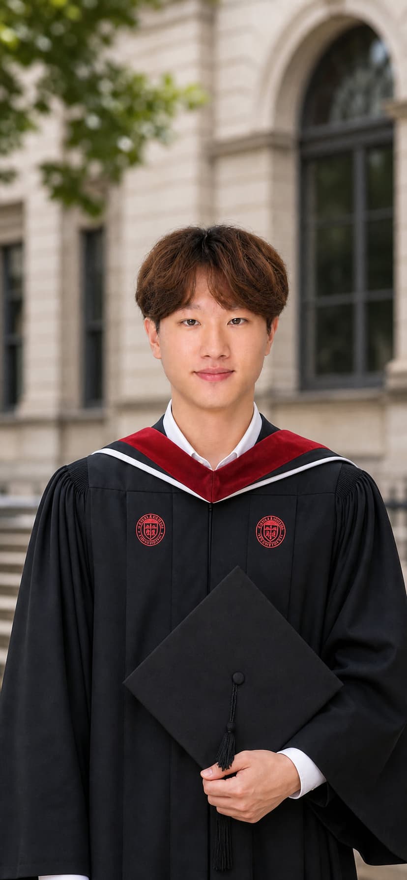 Graduation Photo Retake: Turning a Casual Selfie into Formal Cap and Gown