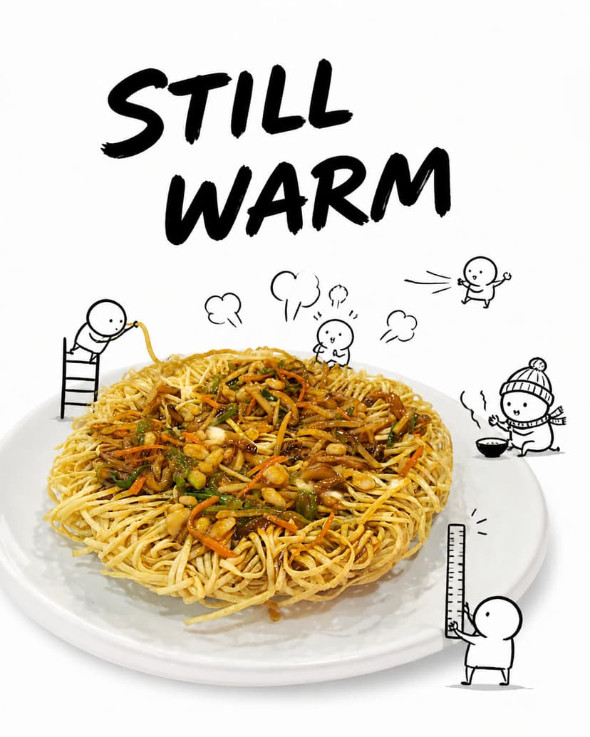 Suzhou-Style Two-Sided Golden Noodles